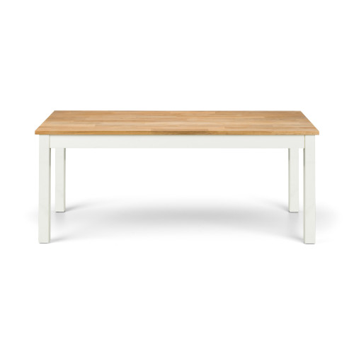 Coxmoor White and Oak Coffee Table (D60 x W120 x H48cm)