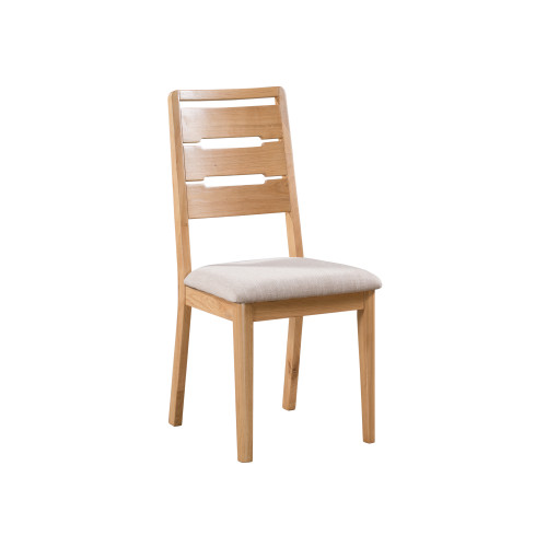 Curve Oak Dining Chair (D46 x W58 x H98cm)