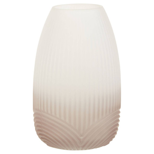 Blyth Small Grey Glass Vase (H25 x W15 x D15cm)