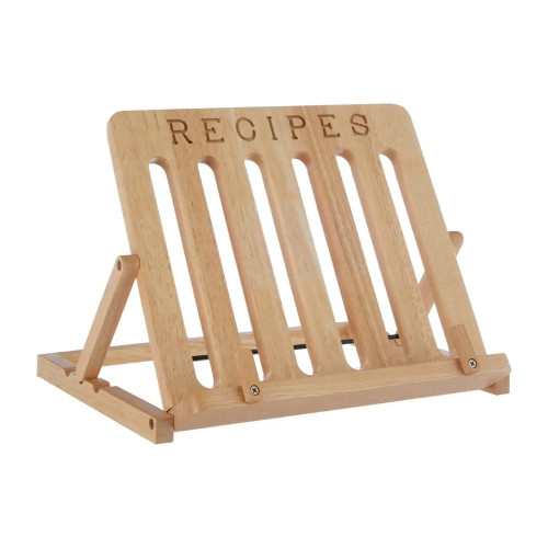 Wooden Cookbook Stand (D33 x W28 x H21cm)