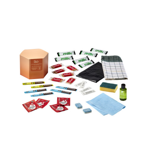 Polygon Traditional Household Consumables & Refreshments Welcome Box (Box of 18)