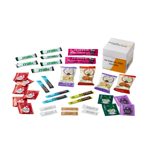 Dale Leisure Branded Origami Premium Refreshment Welcome Box (Box of 48)