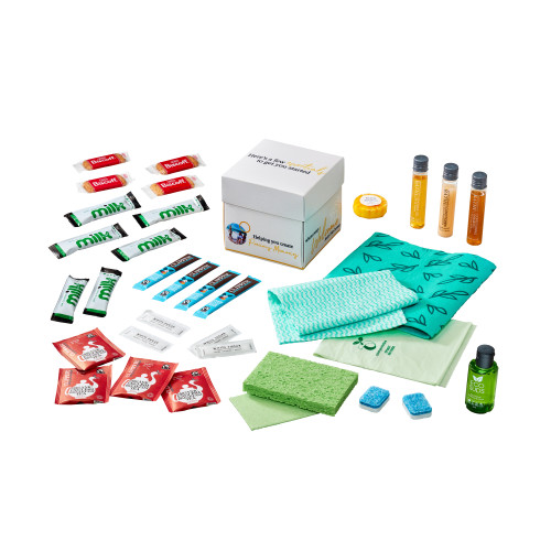 Dale Leisure Branded Eco Origami Essentials & Amenities Welcome Box (Box of 48)