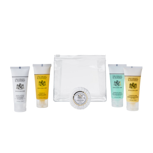 Grip Lock Bag Toiletries Welcome Pack (Box of 50) - Gilchrist & Soames English Spa Tube