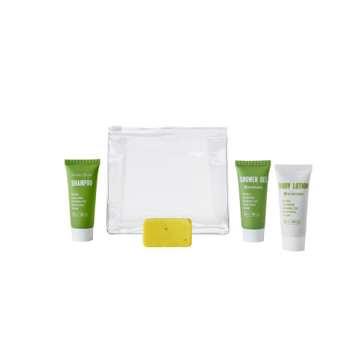 Clear Grip Lock Bag Toiletries Welcome Pack (Box of 50) - Greener Lifestyle Tube