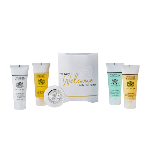Dale Leisure Branded Tunnel Toiletries Welcome Pack (Box of 56) - Gilchrist & Soames English Spa Tube