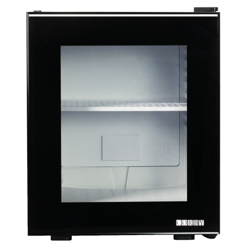 Corby of Windsor Eton Freestanding 20 Litre Mini Bar (H44 x W36 x D38.5cm) - Glass Fronted with White Interior
