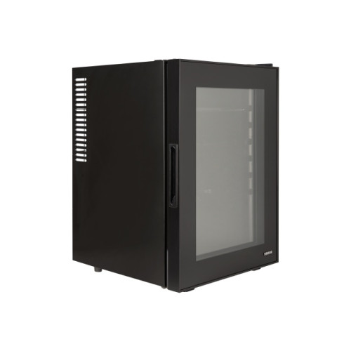 Corby of Windsor Eton Freestanding 40 Litre Mini Bar (H57 x W40 x D41cm) - Glass Fronted with Black Interior