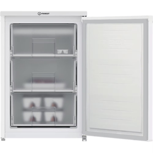 Indesit Freestanding Undercounter Larder Freezer with Low Frost 95 Litre (H84 x W54 x D59cm) - White