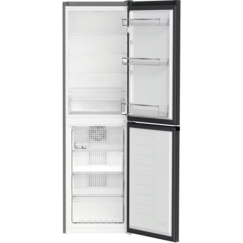 Hotpoint Freestanding 50|50 Fridge Freezer with No Frost (H182.4 x W54 x D57.5cm) - Dark Grey