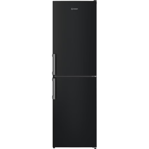 Indesit Freestanding 60|40 Fridge Freezer with Low Frost (H182.4 x W54 x D57.5cm) - Black