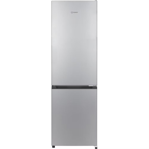 Indesit Freestanding 70|30 Fridge Freezer with No Frost (H180 x W54 x D57.6cm) - Silver