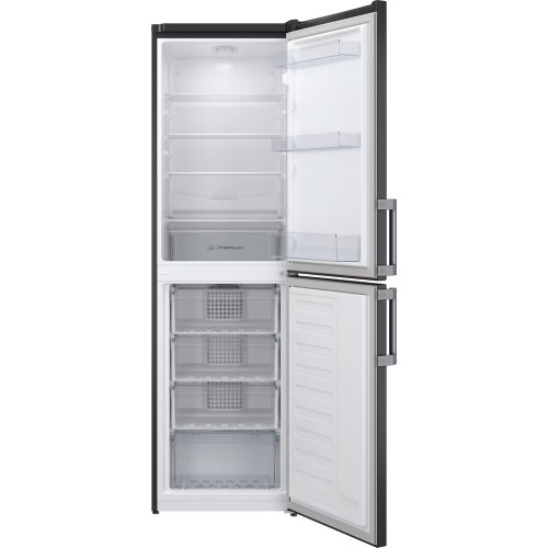 Indesit Freestanding 60|40 Fridge Freezer with Low Frost (H182.4 x W54 x D57.5cm) - Black