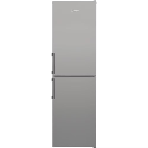Indesit Freestanding 50|50 Fridge Freezer with No Frost (H182.4 x W54 x D62cm) - Silver
