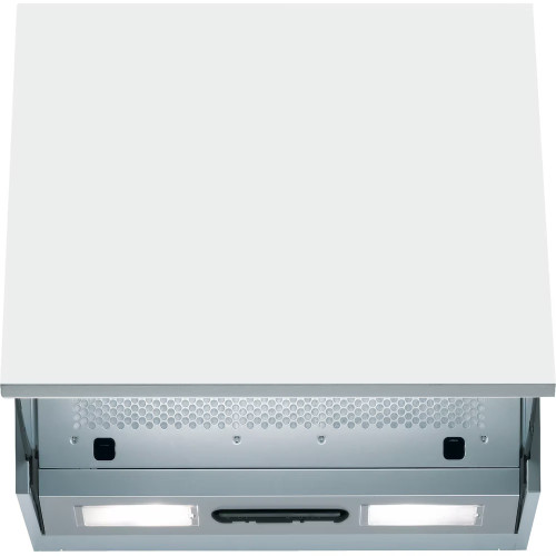 Indesit Integrated Canopy Cooker Hood with Extractor Fan (H34 x W59.9 x D27cm) - Silver