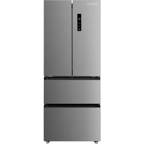 Cookology Freestanding 60|40 2 Door + 2 Drawer American Style Fridge Freezer (H178 x W70.3 x D68.6cm) - Stainless Steel