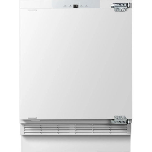 Fridgemaster Integrated Undercounter Larder Freezer with Fixed Door Hinge Kit (H81.8 x W59.5 x D54.5cm) - White