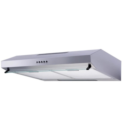 SIA Freestanding Visor Cooker Hood with Extractor Fan (H13 x W60 x D47cm) - Stainless Steel