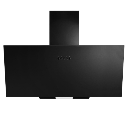 SIA Freestanding Black Cooker Hood (63-93 x 70 x 32cm)