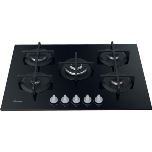 indesit 5 burner gas on glass hob