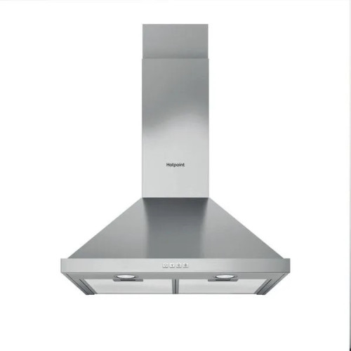 Hotpoint Freestanding Cooker Hood with Chimney Extractor Fan (H99.7 x W59.8 x D41.1cm) - Stainless Steel