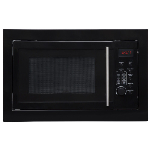 SIA Integrated Black Microwave Oven (38.4 x 59.5 x 36.6cm)