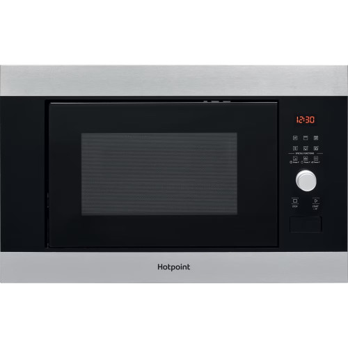 Hotpoint Integrated Microwave Oven with Grill 900w | 25 Litre (H39 x W59.4 x D37.9cm) - Stainless Steel