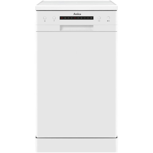 Amica Freestanding Slimline Dishwasher (H81.5 x W44.8 x D59.5cm) - White