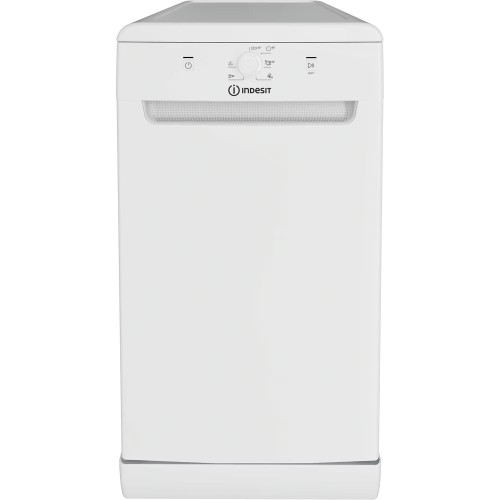 Indesit White Freestanding Slimline Dishwasher (H85 x W45 x D59cm)