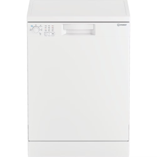 Indesit Freestanding Full Size Dishwasher with Push & Go (H85 x W60 x D60cm) - White