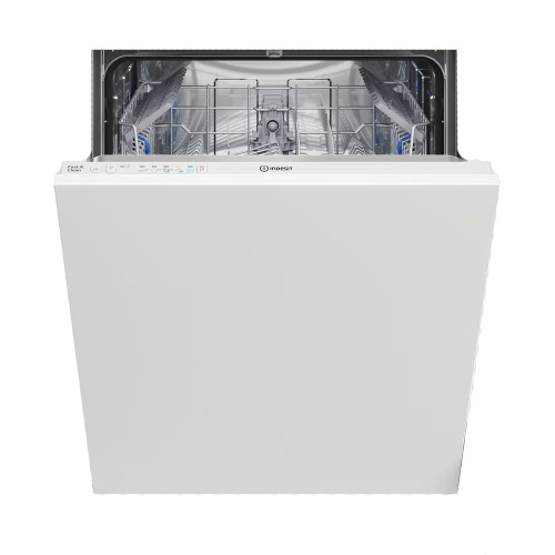 Indesit Integrated Full Size Dishwasher with Push & Go (H82 x W59.8 x D55.5cm) - White