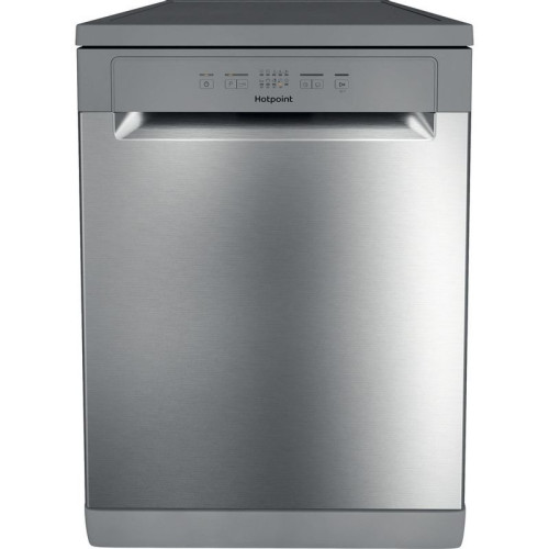 Hotpoint Freestanding Full Size Dishwasher with Rapid Wash (H85 x W60 x D59cm) - Stainless Steel
