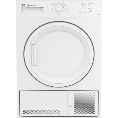 Indesit Freestanding Condenser Sensor Tumble Dryer 8kg (H84.6 x W59.7 x D56.8cm) - White