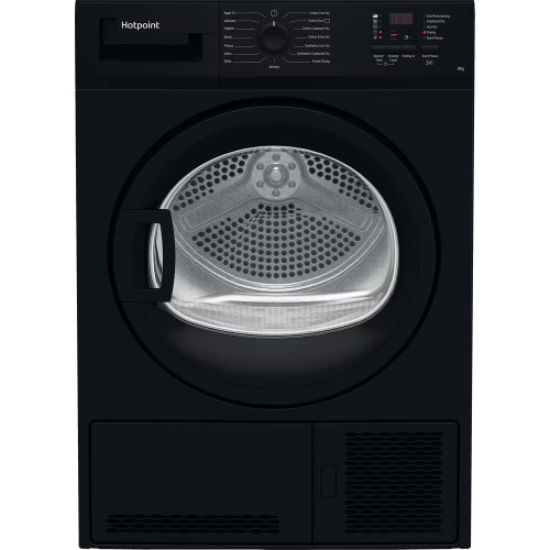 Hotpoint Freestanding Condenser Sensor Tumble Dryer 8kg (H84.6 x W59.7 x D56.8cm) - Black
