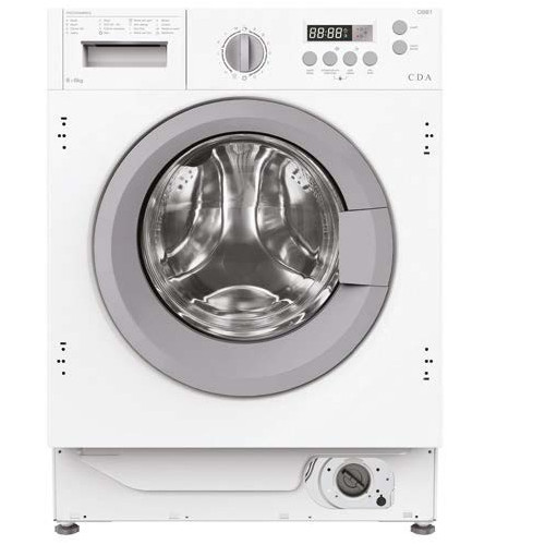 CDA Integrated White Washer Dryer 8 + 6kg Wash/Dry Load (87.5 x 68 x 60.5cm)