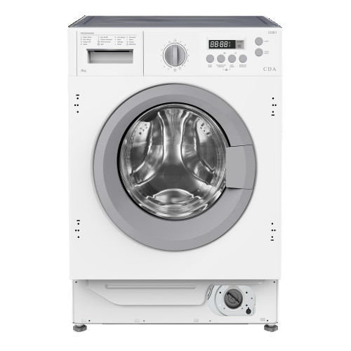 CDA White Integrated Washing Machine 8kg (H83 x W59.5 x D54cm)