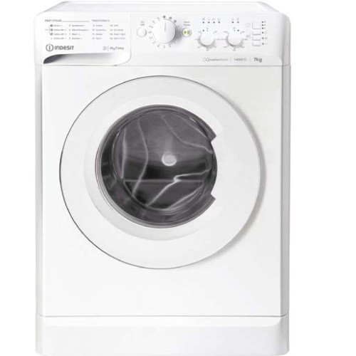 Indesit White Freestanding Washing Machine 7kg (H85 x W59.5 x D54cm)