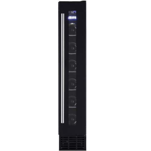 Amica Freestanding Undercounter Wine Cooler (H82.5 x W14.8 x D52.5cm) - Black