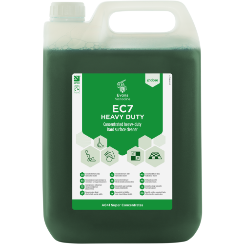 Evans Vanodine Super Concentrates E:DOSE EC7 Heavy Duty 5 Litre (Box of 2)