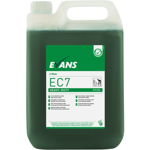 Evans Vanodine Super Concentrates E:DOSE EC7 Heavy Duty 5 Litre (Box of 2)