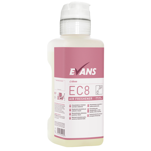 Evans Vanodine Super Concentrates E:DOSE EC8 Air Freshener 1 Litre (Box of 4)