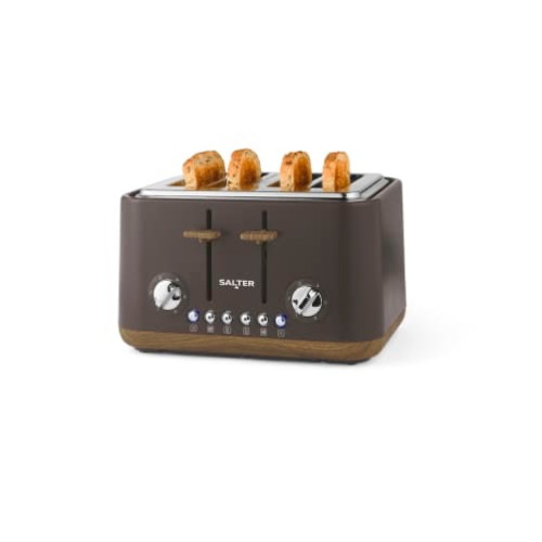 Salter Toronto 4 Slice Toaster 1630w - Brown