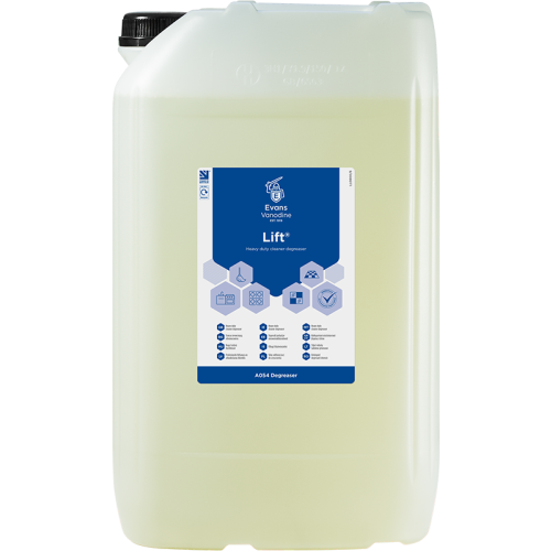 Evans Vanodine Degreasers Lift Unperfumed Cleaner & Degreaser 25 litre