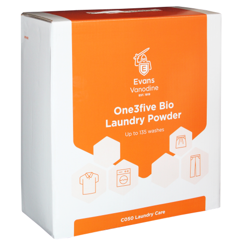 Evans Vanodine Laundry One3Five Bio Laundry Powder 10kg