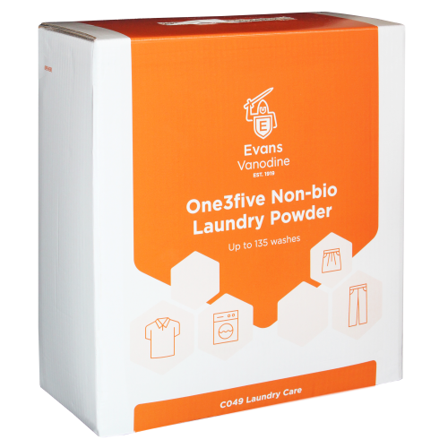 Evans Vanodine Laundry One3Five Non-Bio Laundry Powder 10kg