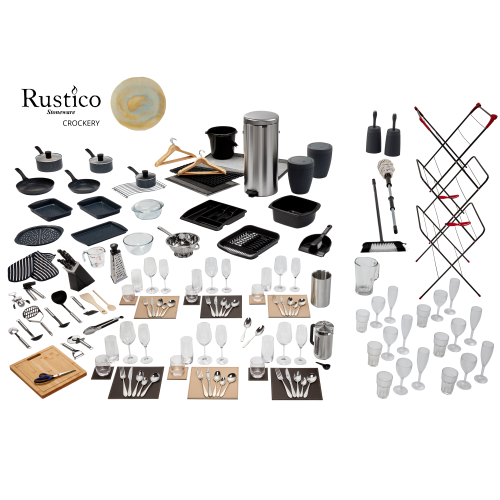 Elite Inventory Pack with Rustico Pearl Crockery - 6 Berth