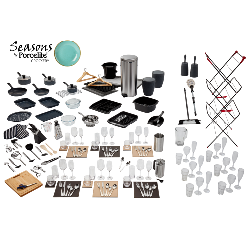 Elite Inventory Pack with Seasons Seaspray Crockery - 8 Berth