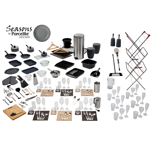 Elite Inventory Pack with Seasons Storm Crockery - 8 Berth