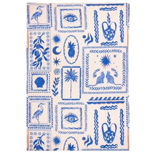 Furn Frieze Outdoor Rug 120 x 170cm - Blue