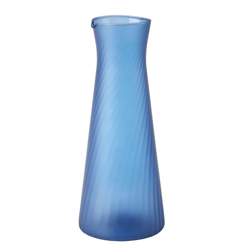 Twist Frosted Carafe 1145ml | 40.30oz (Box of 6) - Blue